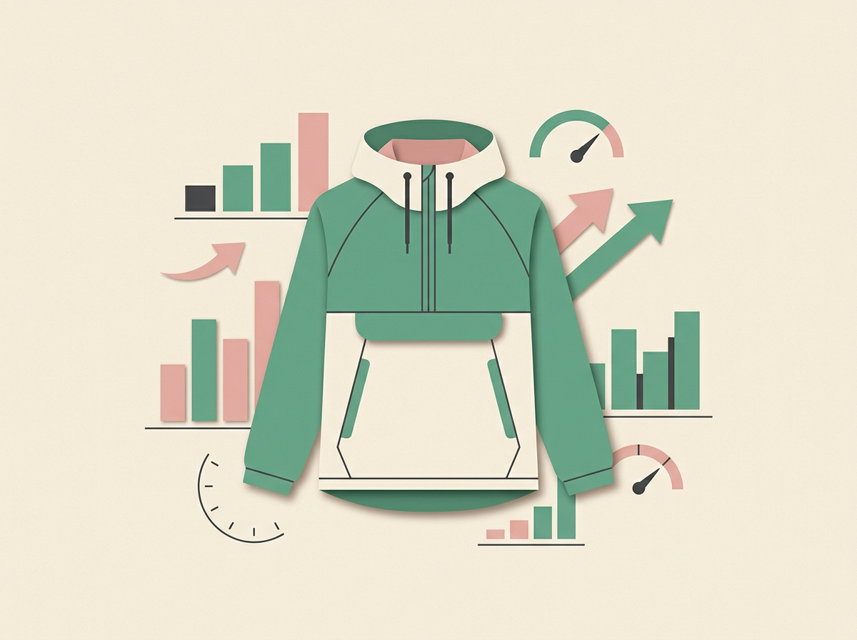 A minimalist product shot of the Aetherium anorak