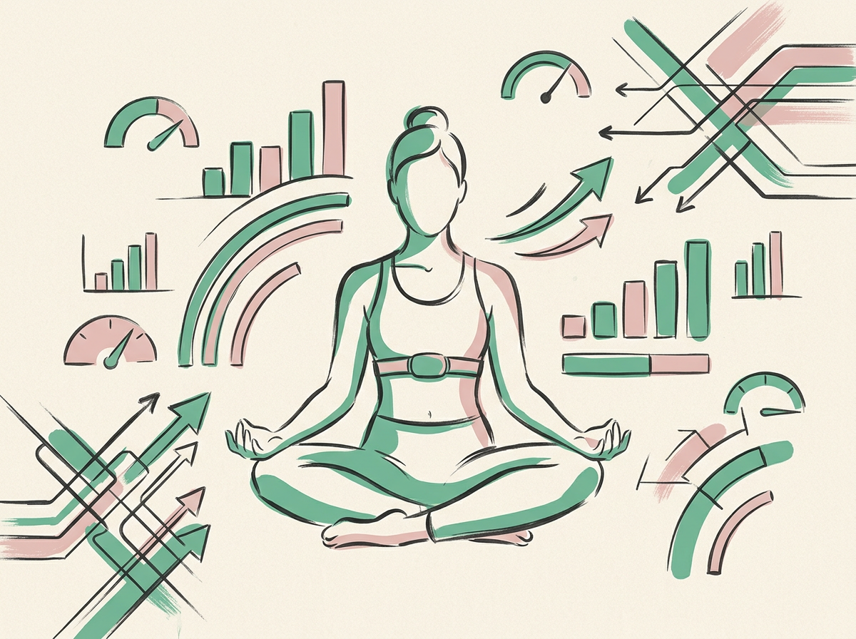 a person meditating wearing the Oxa sensor