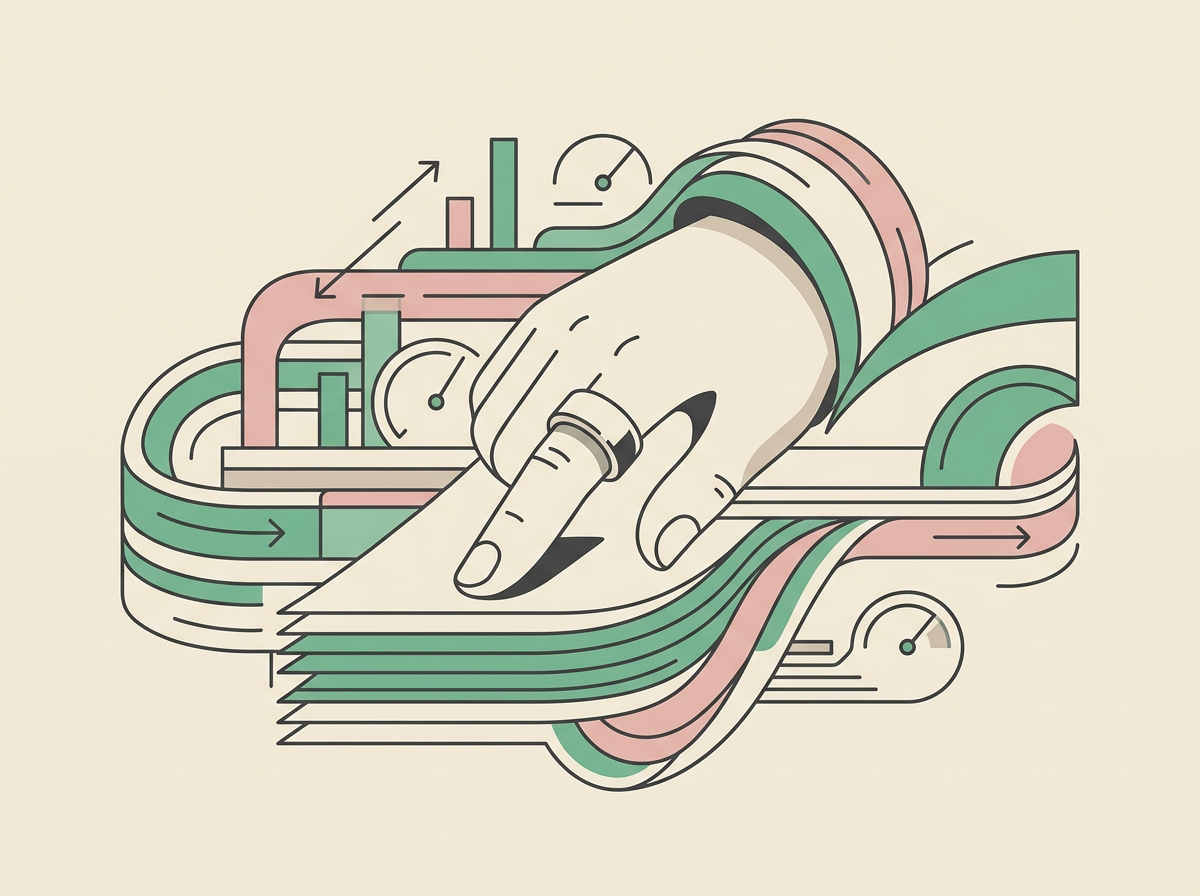 a minimal photo of the Rhythm ring on a finger